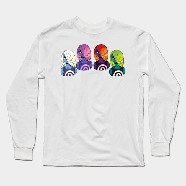 Shy Eye :: Human or Human-Like Characters Long Sleeve T-Shirt by Platinumfrog